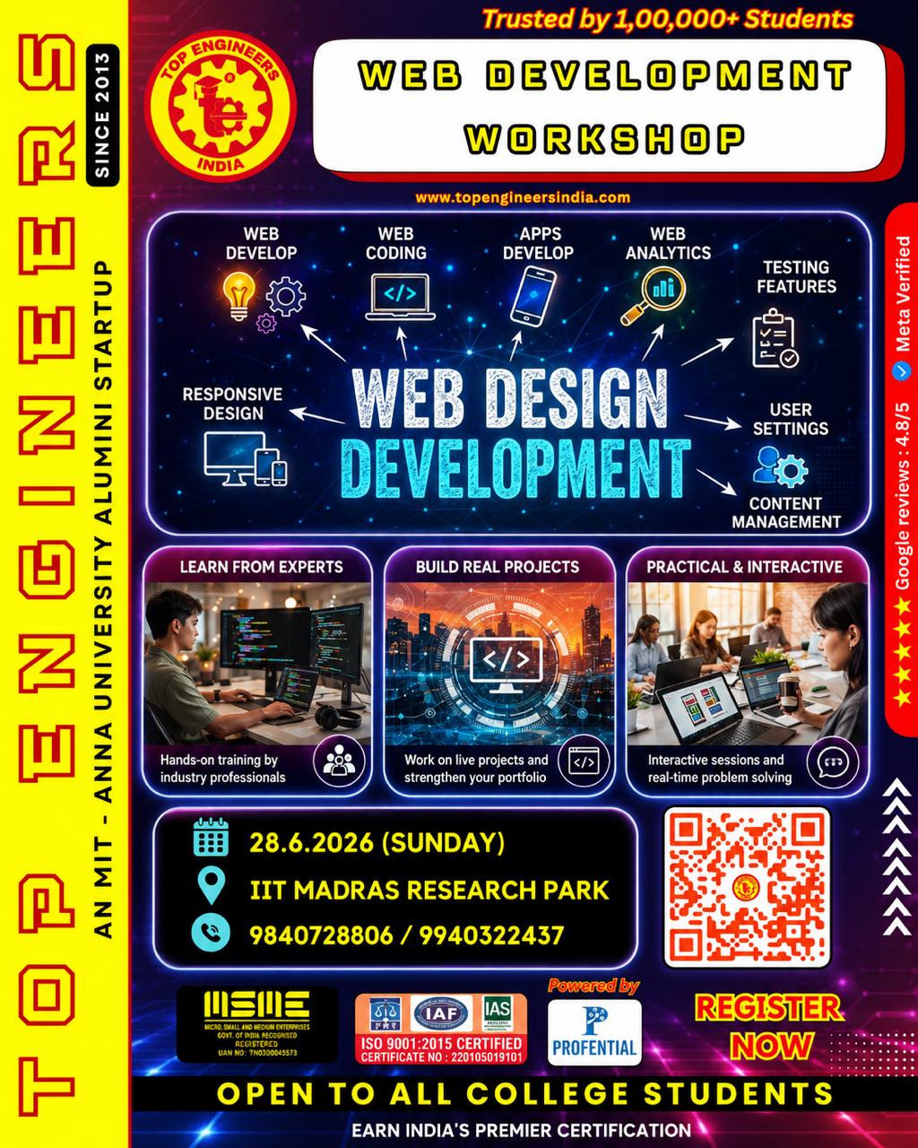 Web Development Workshop 2026 Workshop Poster 
